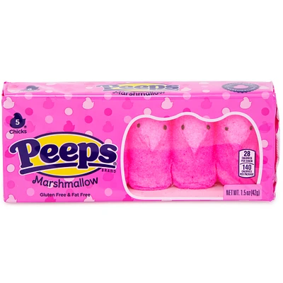 pink peeps® marshmallow chicks 5ct