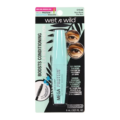Wet N Wild® Mega Protein™ Waterproof Mascara - Very Black