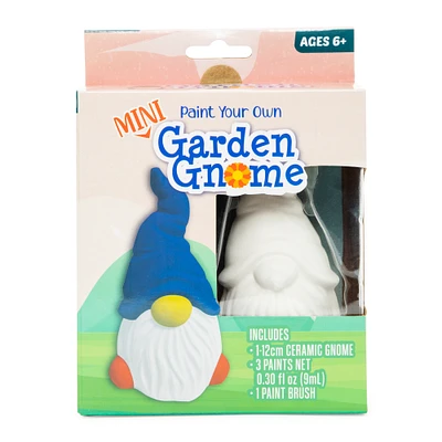 Paint Your Own Mini Garden Gnome Craft Kit