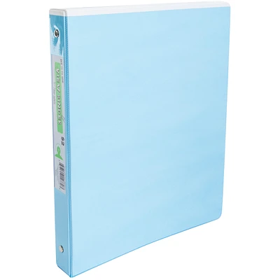 Neon Clear View 3-Ring Binder W/ Pockets 1in