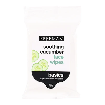 Freeman® Soothing Cucumber Face Wipes 25 Count