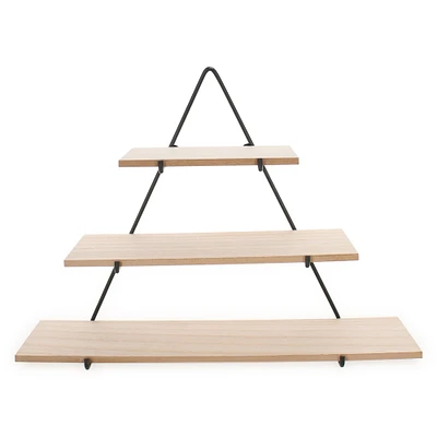 3-tier triangle wall shelf