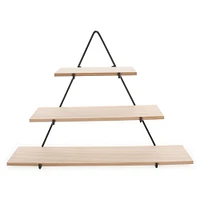 3-tier triangle wall shelf