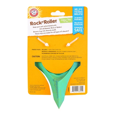 Arm & Hammer® Rock N' Roller Dog Chew Toy 8in Skinny - Teal Tie Dye