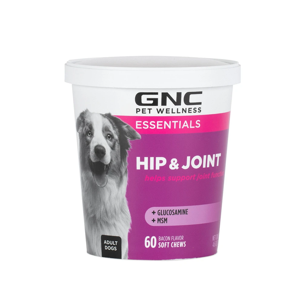 Gnc® Pet Wellness Essentials Hip & Joint Soft Chews For Dogs 60-Count