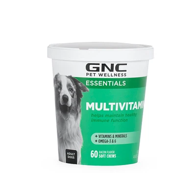 Gnc® Pet Wellness Essentials Multivitamin Soft Chews For Dogs 60-Count
