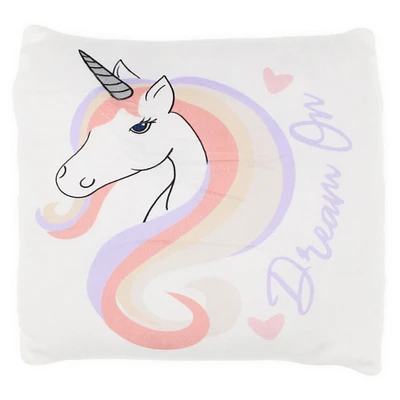 Dream On' Unicorn Squishy Pillow 14in