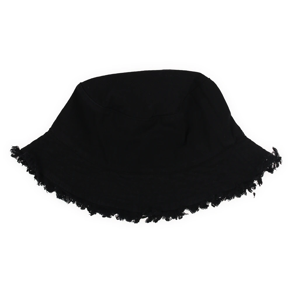 Juniors Frayed Edge Bucket Hat