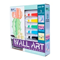 Paint-By-Numbers Art Kit W/ 3 Canvases