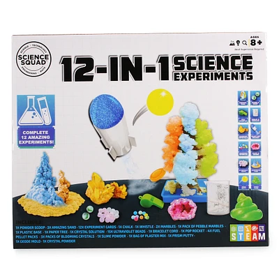 Science Squad® 12-in-1 Science Experiments Kit