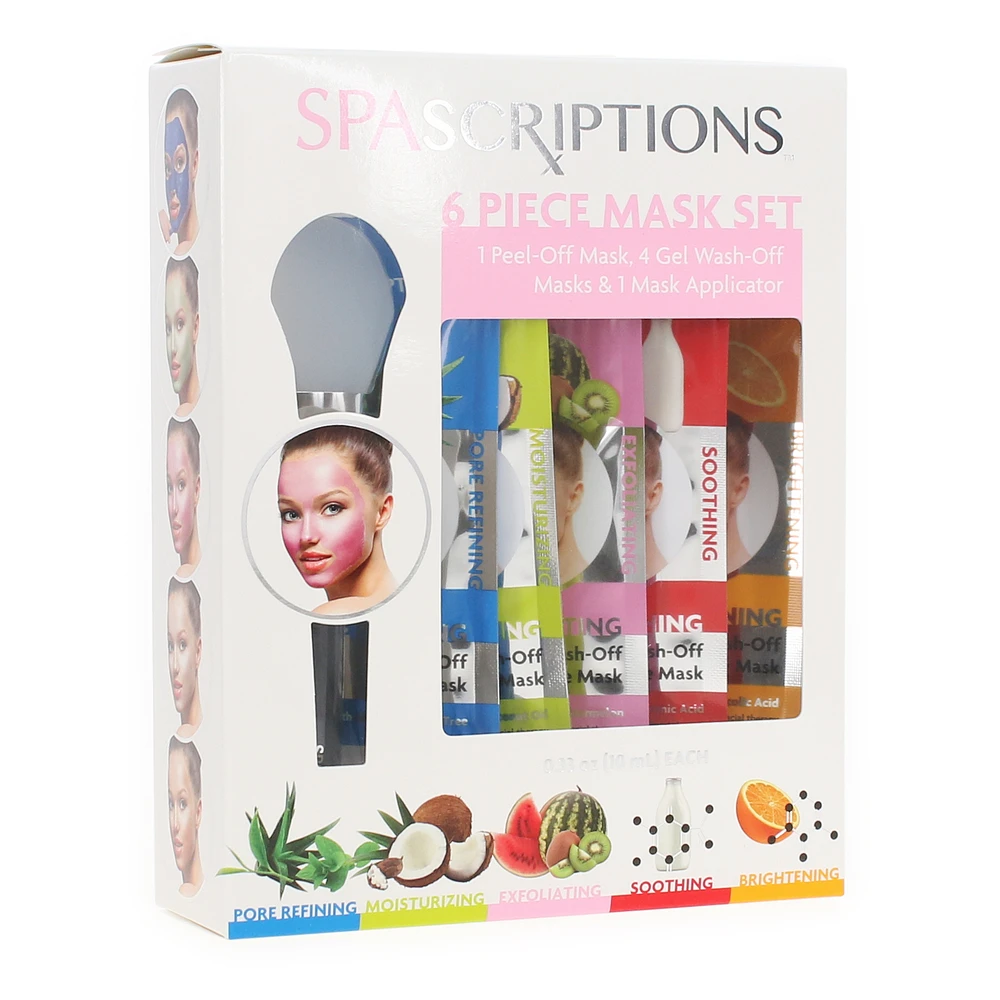 Spascriptions™ 6-Piece Face Mask Set