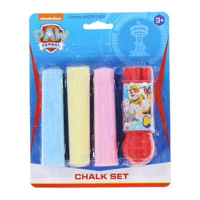 Paw Patrol™ Sidewalk Chalk & Holder 4-Piece Set