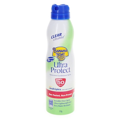 Banana Boat™ Spf 50 Ultra Protect Continuous Spray Sunscreen 6oz