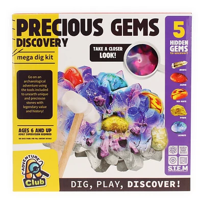 Precious Gems Discovery Mega Dig Kit