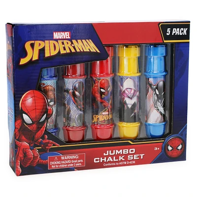 Marvel® Spider-Man™ Sidewalk Chalk Jumbo Set 5-Piece