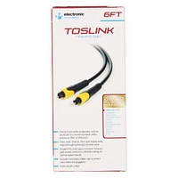 Toslink 6ft Fiber Optic Audio Cable