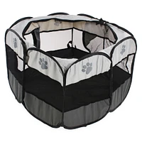 pop-open pet playpen for small dogs & cats 26in x 17in