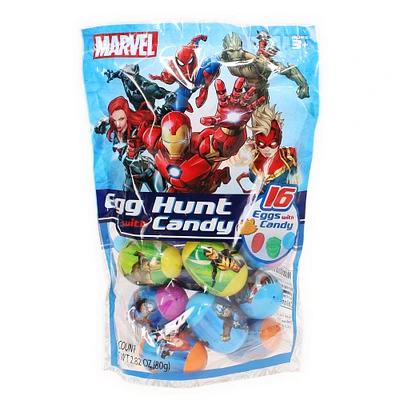 marvel® avengers™ egg hunt easter eggs with candy 16-count bag