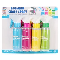 Sidewalk Spray Chalk 4-Count