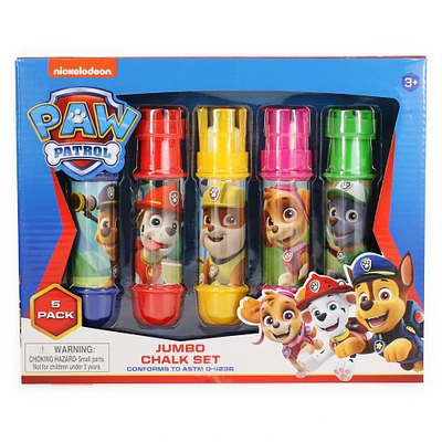 Nick Jr.™ Paw Patrol™ Jumbo Sidewalk Chalk With Holders 5-Piece Set