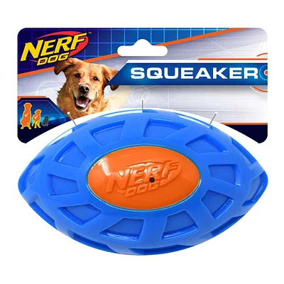 Nerf Dog™ Exo Squeaker Football Pet Toy 6in