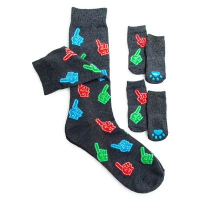 Funny Pet & Owner Socks Matching Set