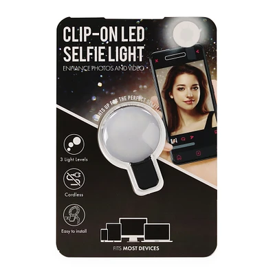mini clip-on selfie light