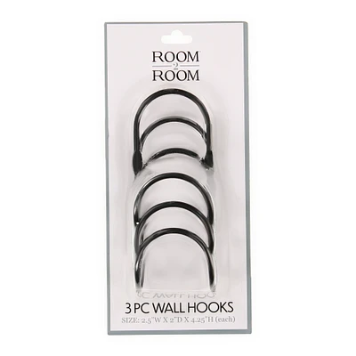 3-Piece Wall Hooks Set