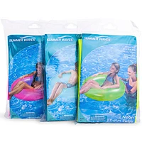 summer waves neon swim tubes;neon tubes;summer tubes;swim tubes;cheap tube;pool float;pool floats;cheap pool toys;five below