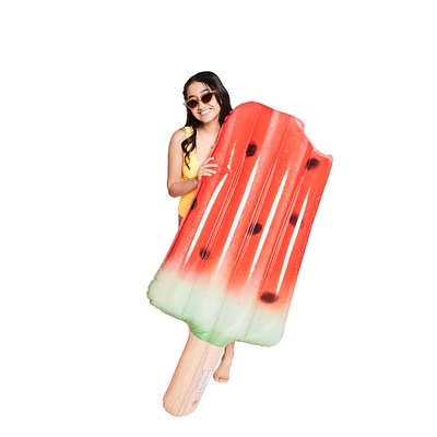 Watermelon Popsicle Pool Float 59in X 29in