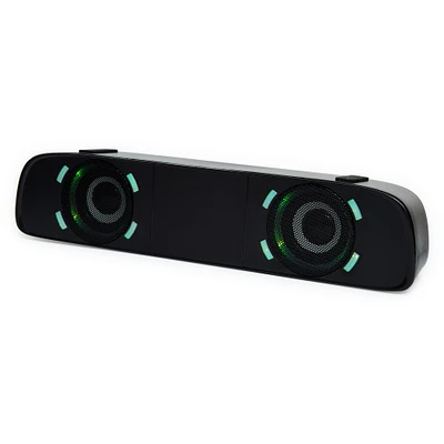 unlocked lvl™ bluetooth® gaming LED soundbar speaker 11.8in