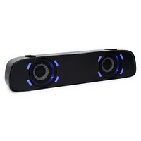 unlocked lvl™ bluetooth® gaming LED soundbar speaker 11.8in