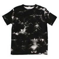 Tie Dye Tee - Black & White