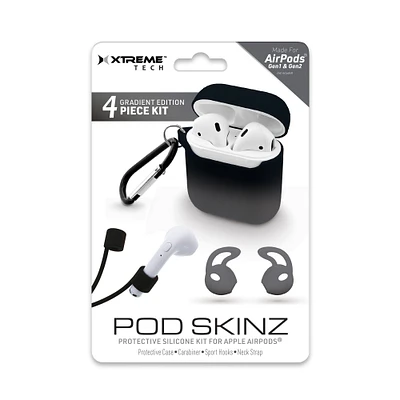 Pod Skinz Protective Silicone Kit For Apple Airpods® - Gradient Colors Edition