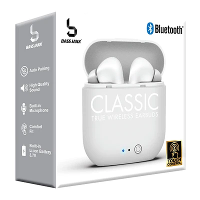 Classic Bluetooth® Earbuds With Mic