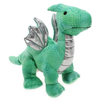 Metallic Dino Or Dragon Stuffed Animal 10in