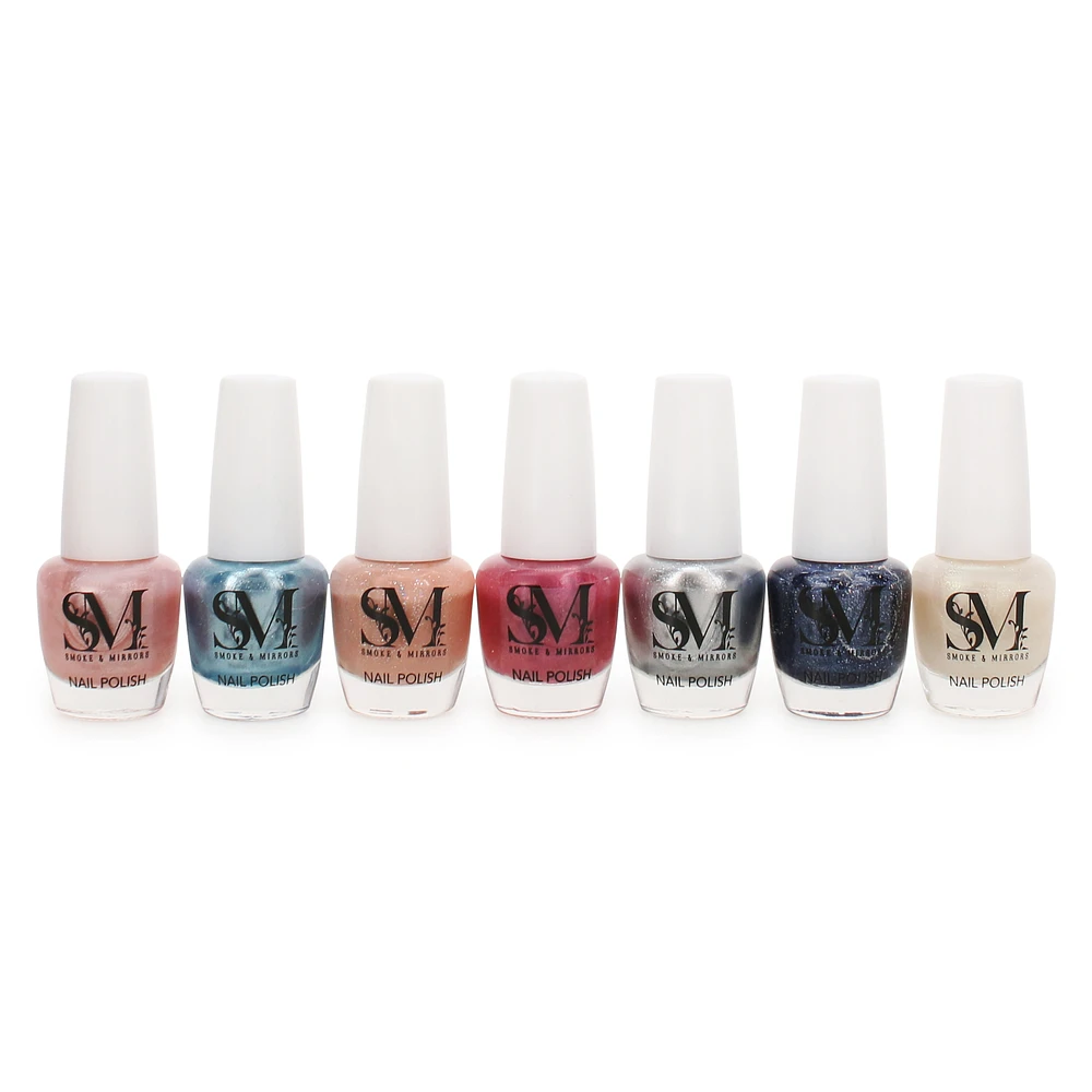 7-Piece Sugar Crystals Glitter Nail Polish Set