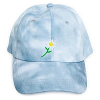 Juniors Tie Dye Baseball Cap W/ Embroidered Patch
