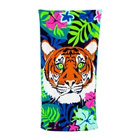 Tiger Beach Towel 30in X 60in