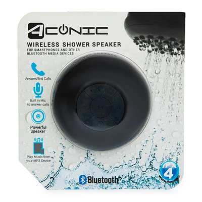 Wireless Bluetooth® Shower Speaker W/ Mic