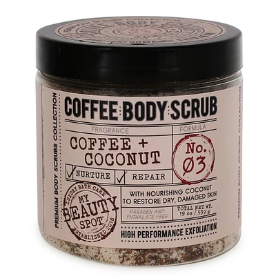 Coffee & Coconut Premium Body Scrub 19oz