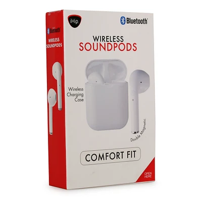 Soundpods Bluetooth® Earbuds With Mic & Wireless Charging Case