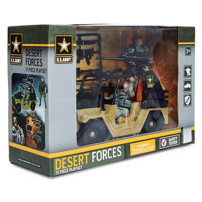 U.S. Army® Desert Forces 11-Piece Action Figure Playset