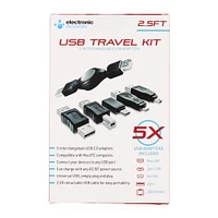 5-in-1 Universal Usb Travel Kit