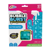 Bubble Burst Glitter Sensory Fidget Toy 6in