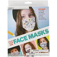Color Your Own Face Mask Kit