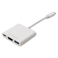 3-in-1 Usb-C Adapter Multi-Port Hub