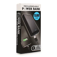 15000mAh Dual Port Power Bank