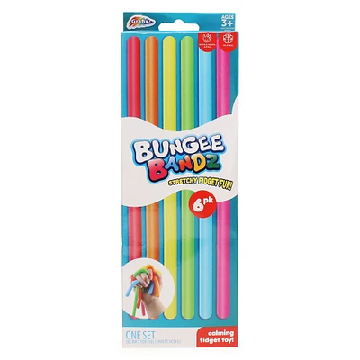 Bungee Bandz Stretchy Fidget Toy 6-Count