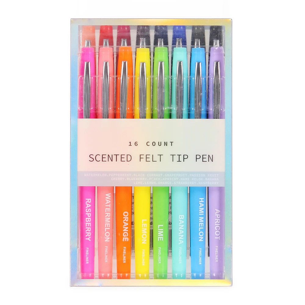 scented felt tip pens 16-count